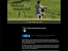 Tablet Screenshot of mehranmalakouti.com